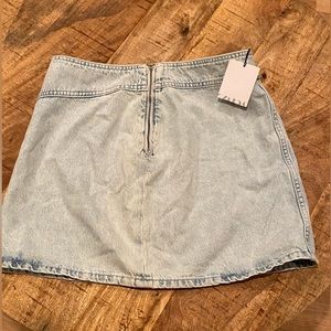 New Zara denim skirt